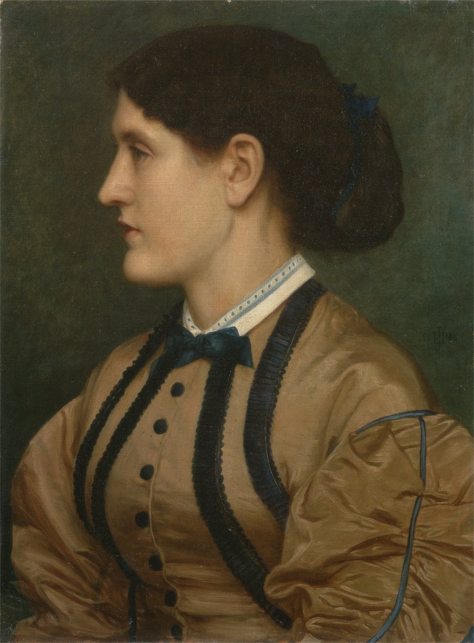 Portret Elizy Eastlake (1809-93) 1864 (olej na płótnie) autorstwa Edward John Poynter