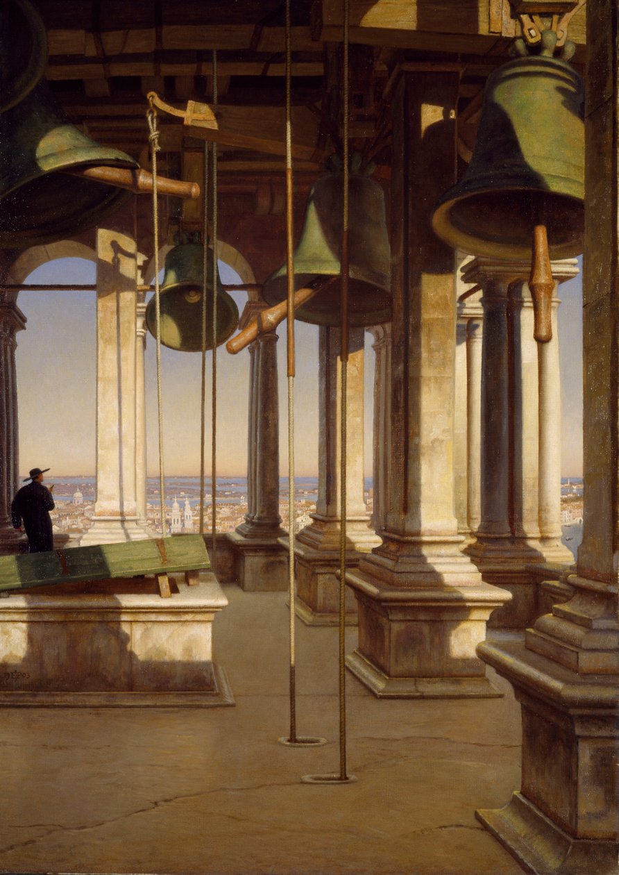Dzwony Świętego Marka, Wenecja, 1903 autorstwa Edward John Poynter