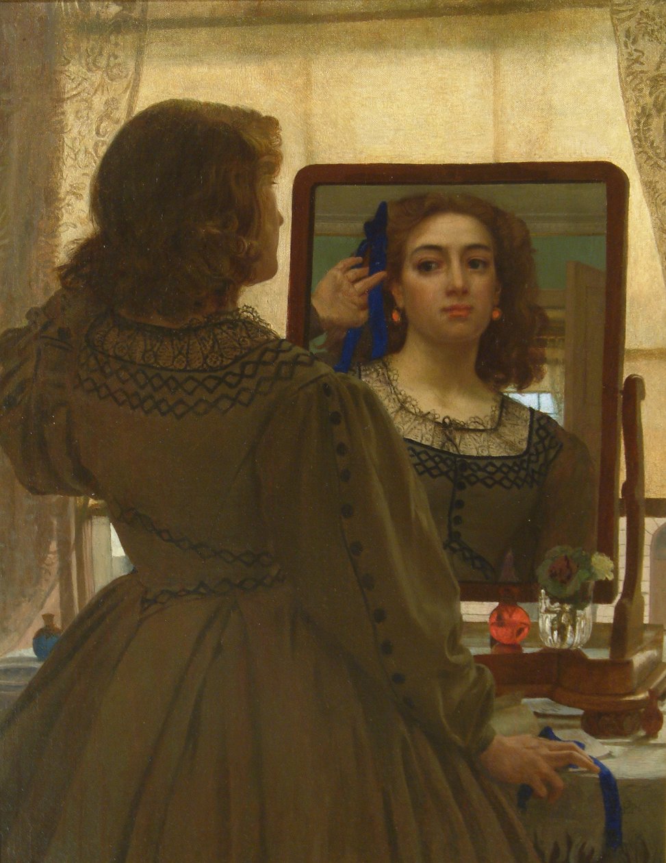 Wiązka niebieskich wstążek, 1862 autorstwa Edward John Poynter