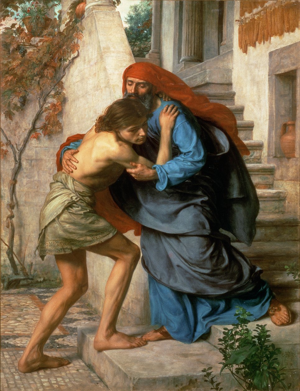 Powrót marnotrawnych, 1869 autorstwa Edward John Poynter