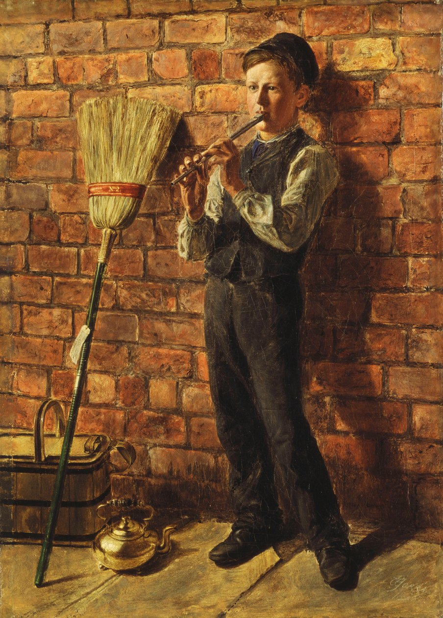 Muzyka kontra dzieło, 1864 autorstwa Edward Joseph Worrall