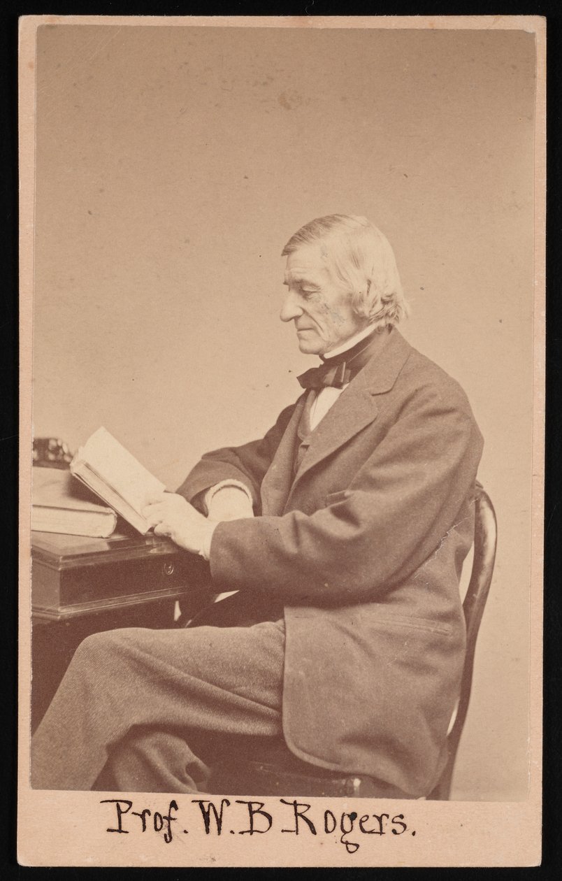Portret Williama Bartona Rogersa 1804-1882, w latach 1866-1873. autorstwa Edward L Allen