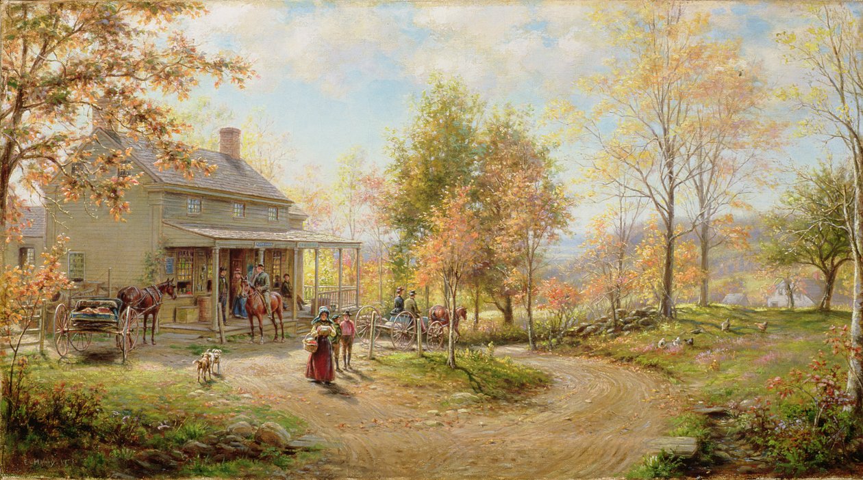Październikowy dzień autorstwa Edward Lamson Henry