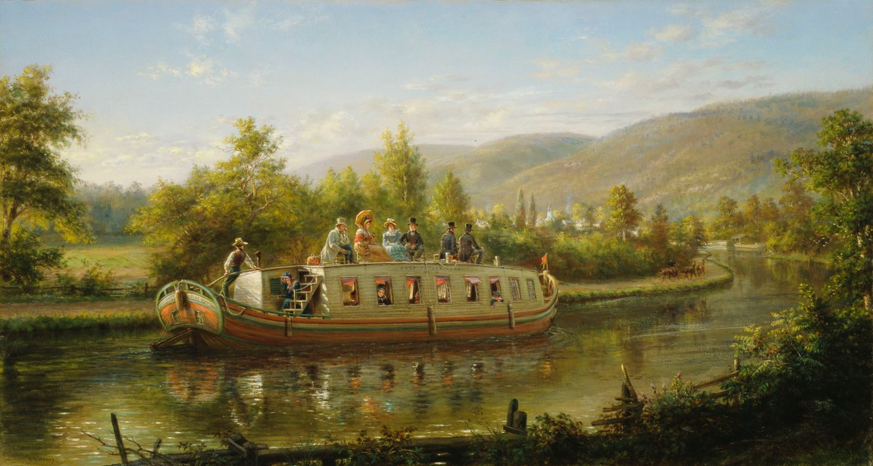 Wczesne Dni Szybkiego Tranzytu, autorstwa Edward Lamson Henry