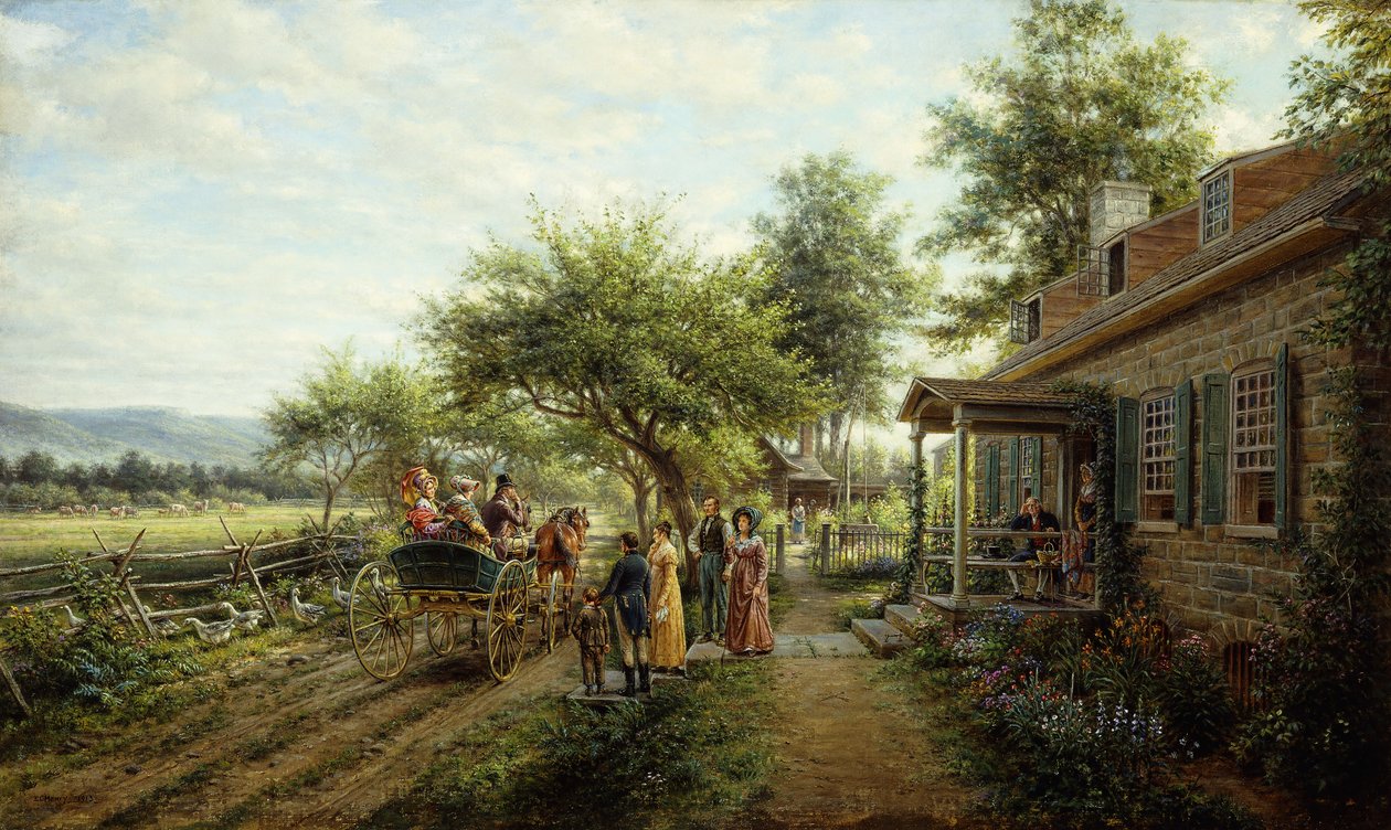 Wiadomości z wojny 1812, 1913 autorstwa Edward Lamson Henry