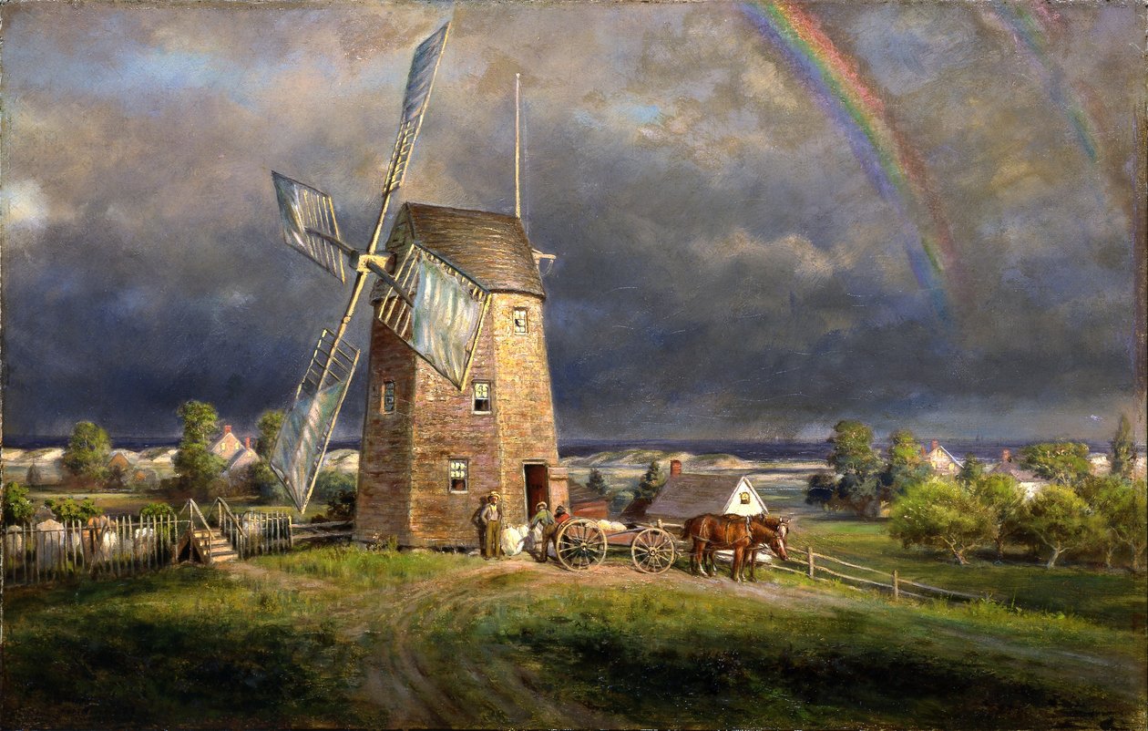 Old Hook Mill, Easthampton autorstwa Edward Lamson Henry