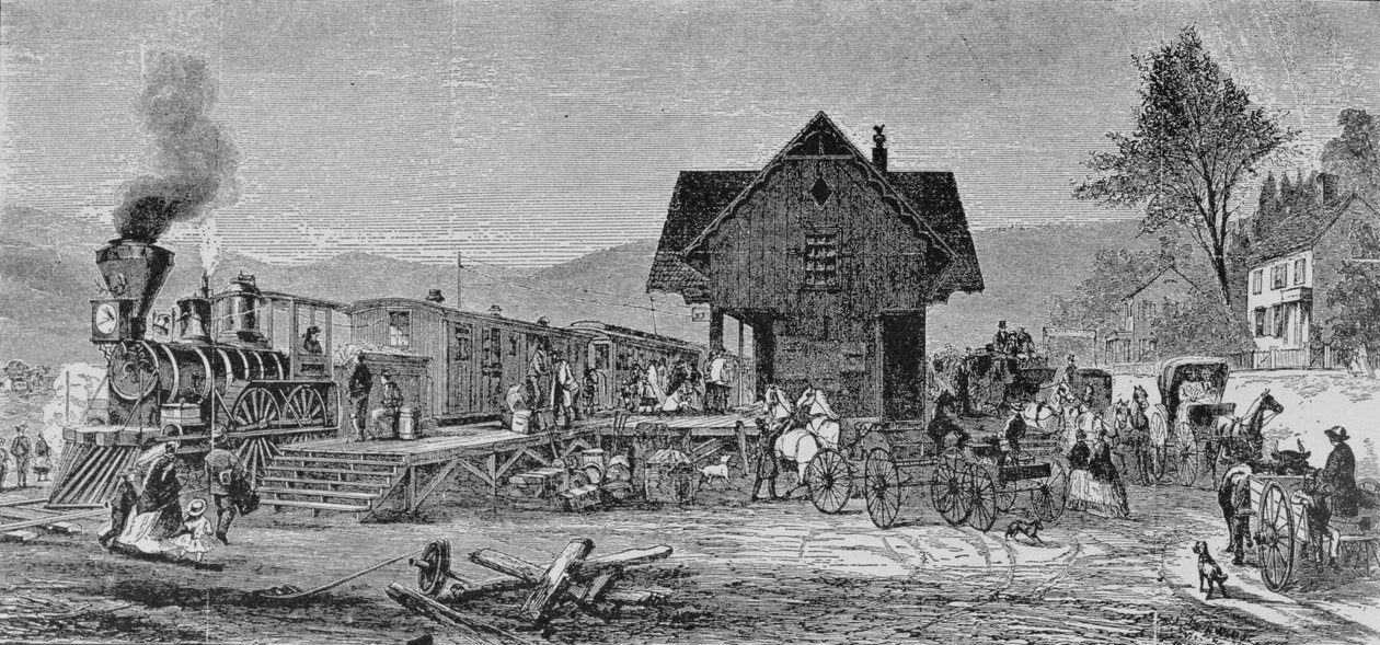 The Village Depot, ilustracja z „Harper