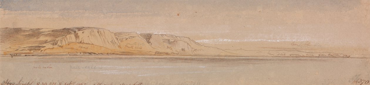 Abu Simbel autorstwa Edward Lear