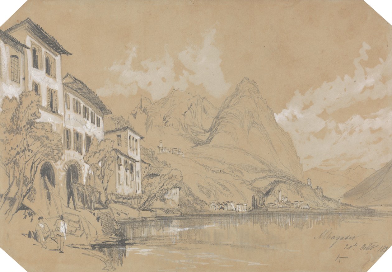 Albogasio autorstwa Edward Lear