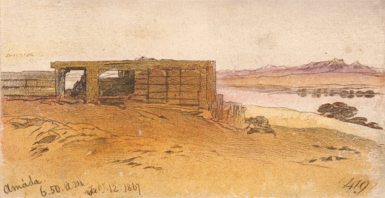 Amada, 6:50, 12 lutego 1867 (419) autorstwa Edward Lear