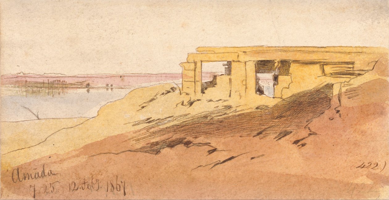 Amada, 7:25, 12 lutego 1867 (422) autorstwa Edward Lear