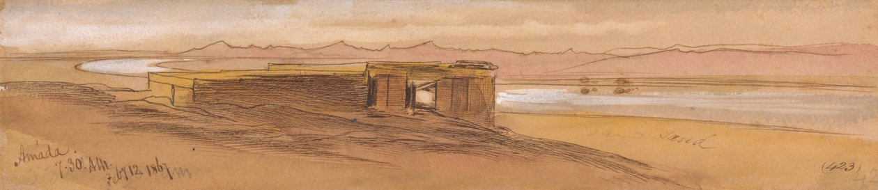 Amada, 7:30 rano, 12 lutego 1867 r. (423) autorstwa Edward Lear