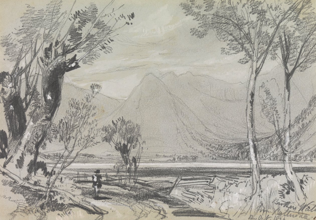 Woda braci z Patterdale autorstwa Edward Lear