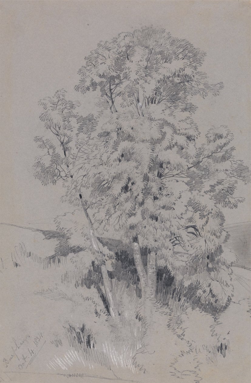 Burpham, 4 października 1834 r. autorstwa Edward Lear