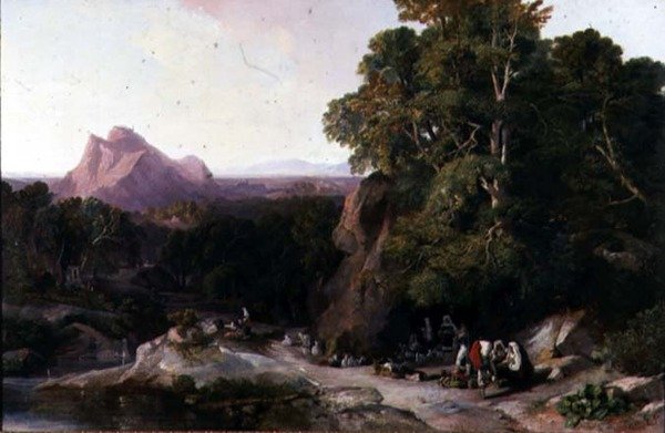 Obywatele Subiaco autorstwa Edward Lear