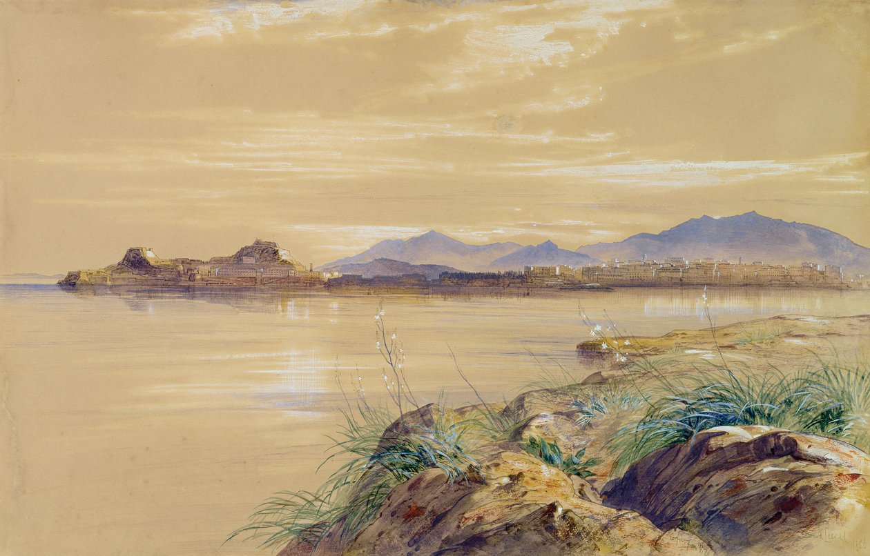 Korfu autorstwa Edward Lear