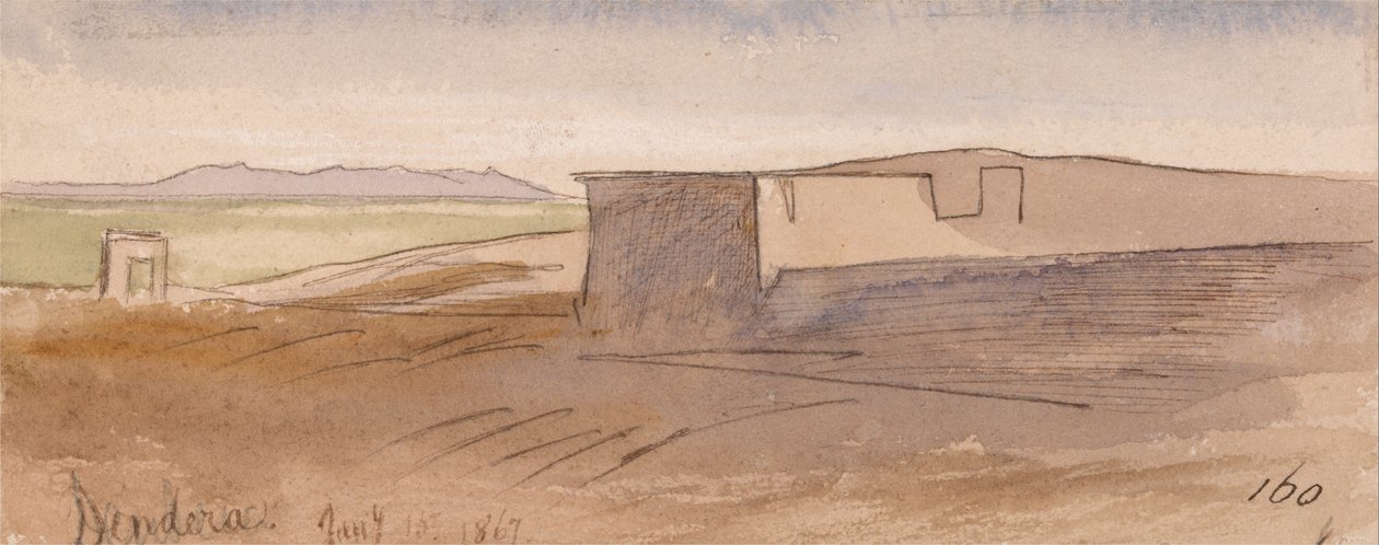 Dendera autorstwa Edward Lear