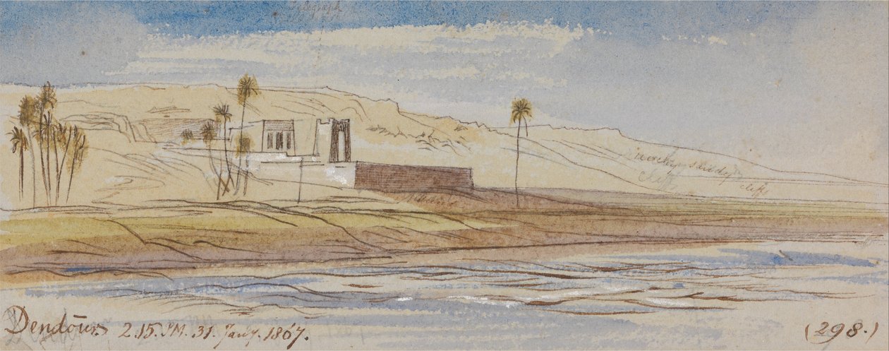 Dendour, 14:15, 31 stycznia 1867 r. (298) autorstwa Edward Lear