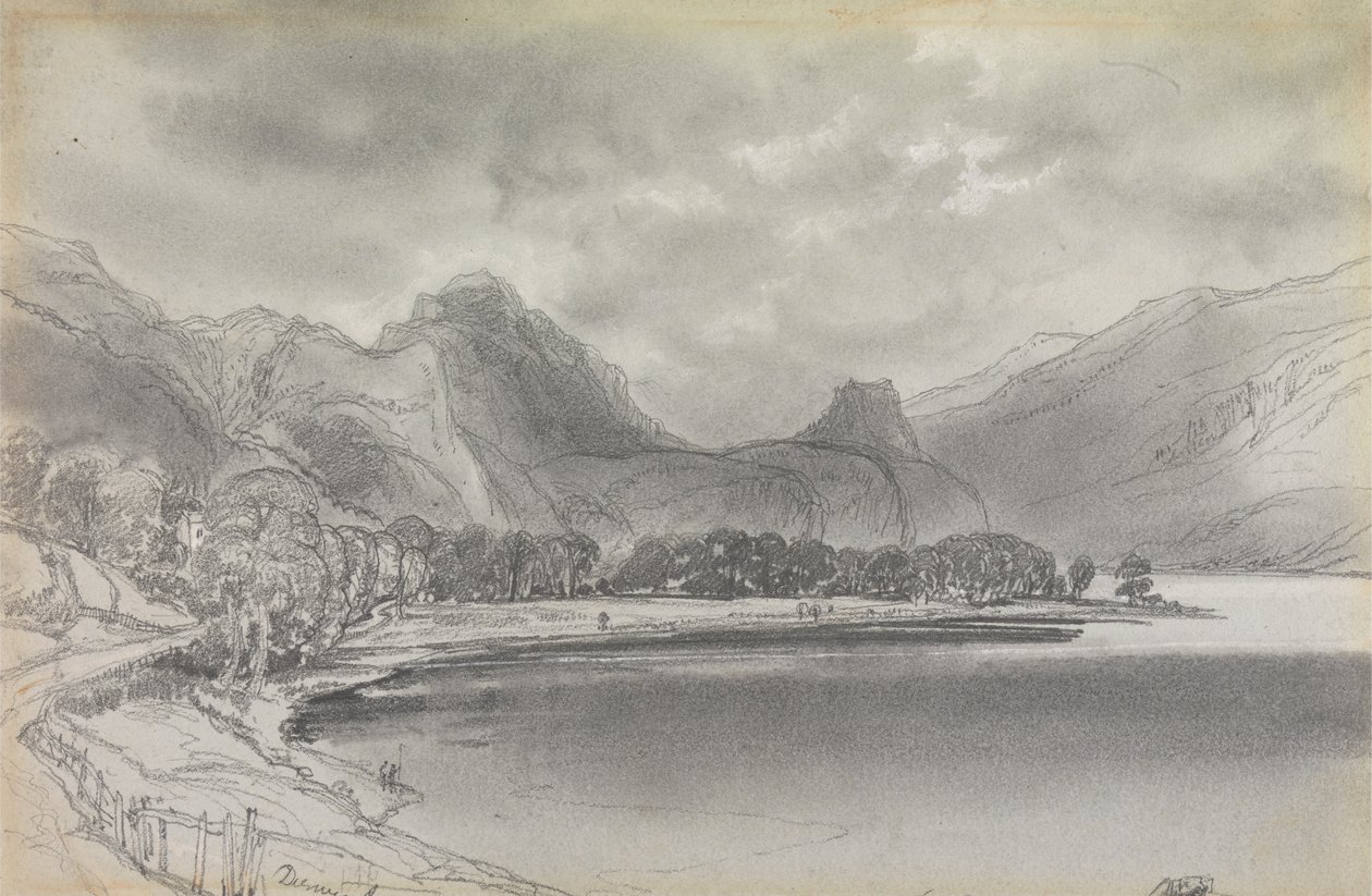 Derwentwater autorstwa Edward Lear