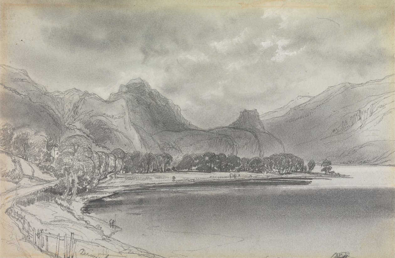 Derwentwater autorstwa Edward Lear