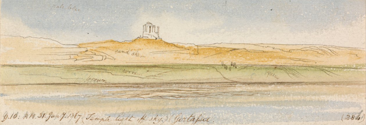 Gertassee, 9:10, 31 stycznia 1867 r. (284) autorstwa Edward Lear