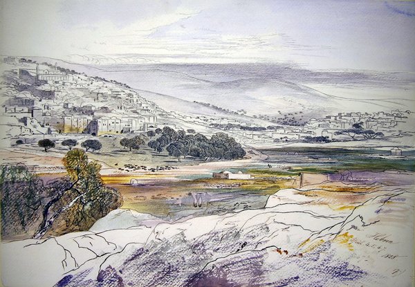 Hebron autorstwa Edward Lear