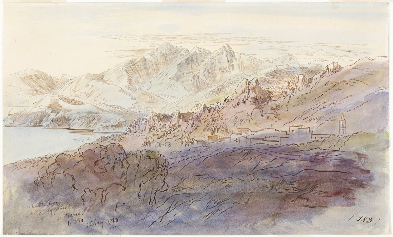 Równina autorstwa Edward Lear