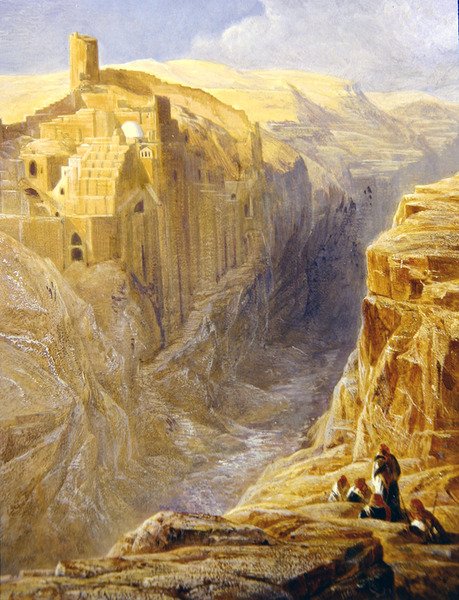 Mar Saba autorstwa Edward Lear
