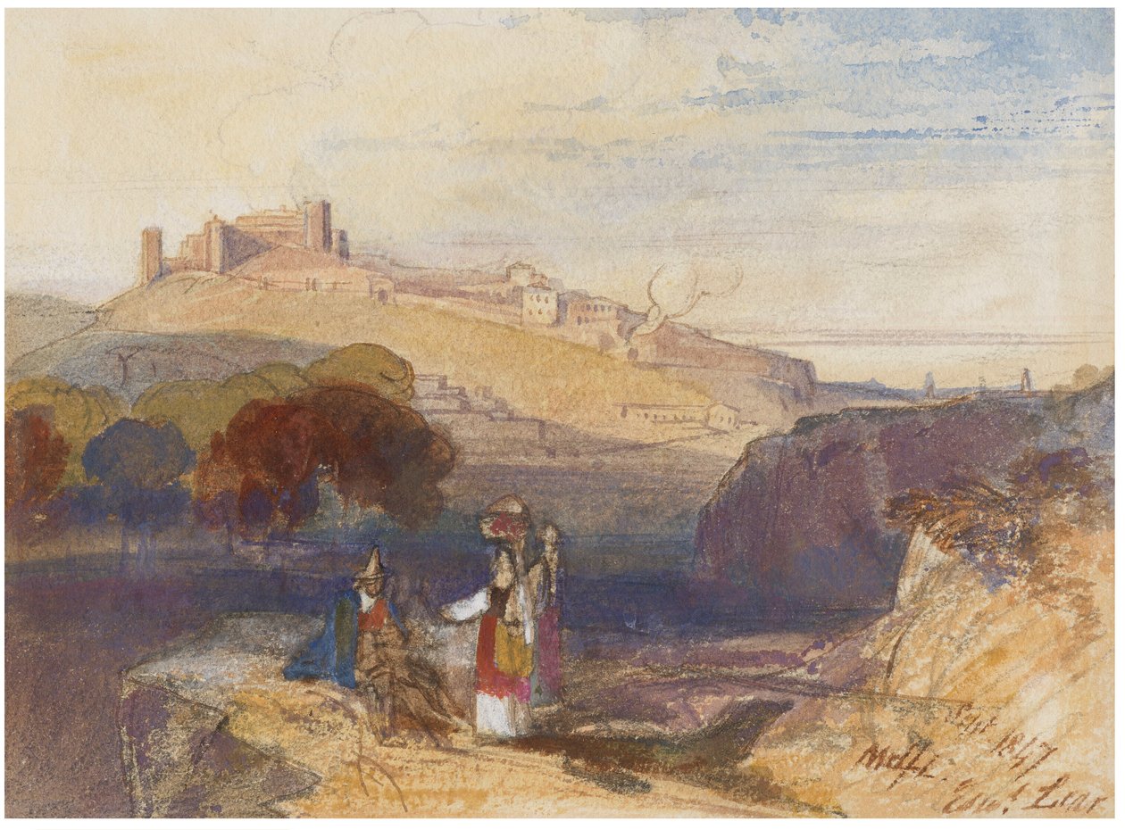 Melfi, Włochy autorstwa Edward Lear