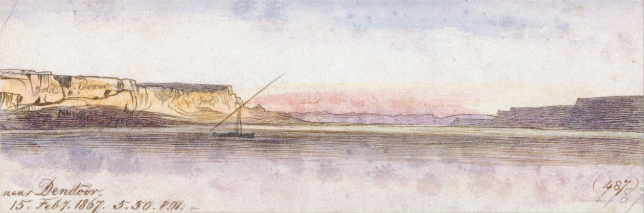 W pobliżu Dendour autorstwa Edward Lear
