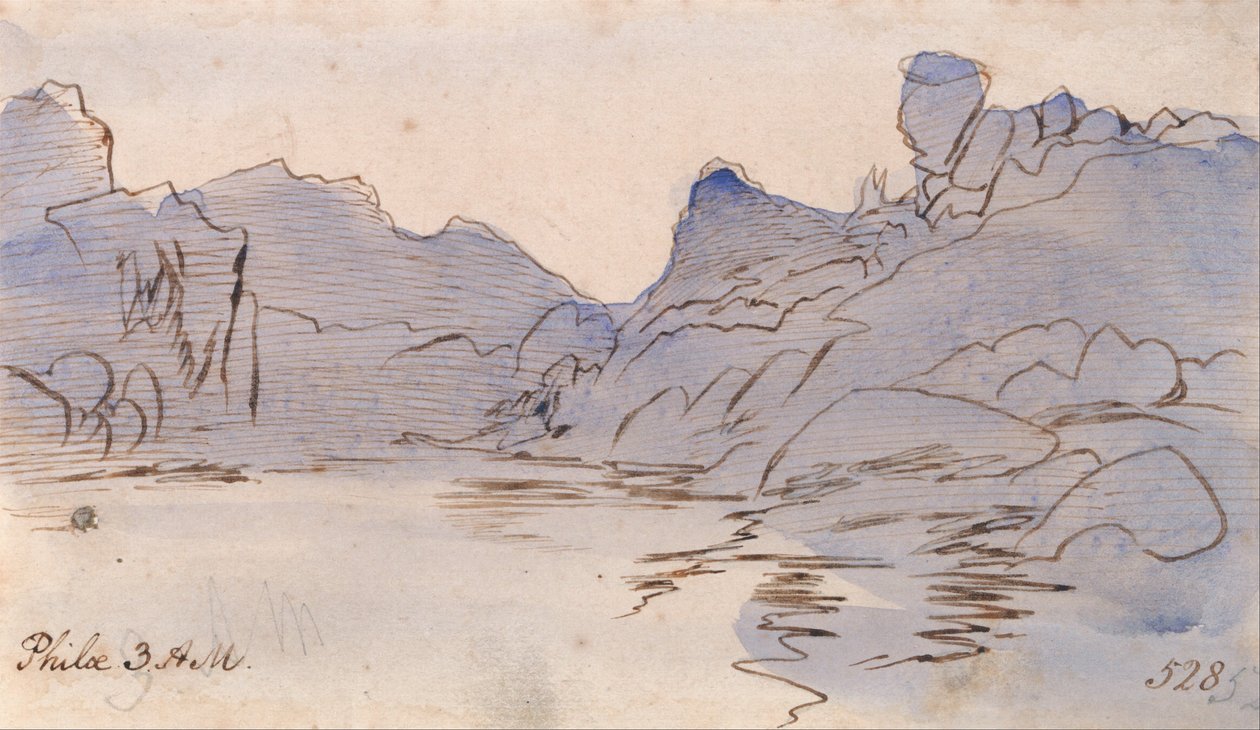 Philae autorstwa Edward Lear