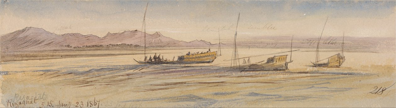 Rizaghat autorstwa Edward Lear