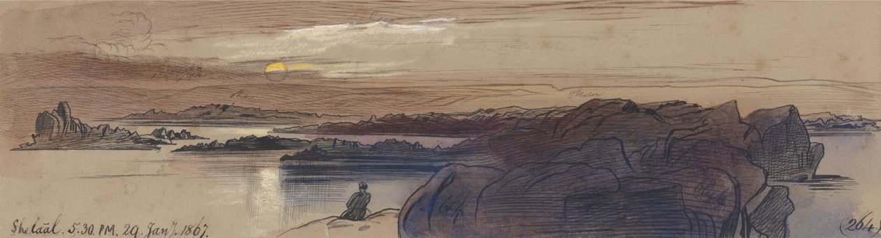 Shelaal, 5:30, 29 stycznia 1867 (264) autorstwa Edward Lear