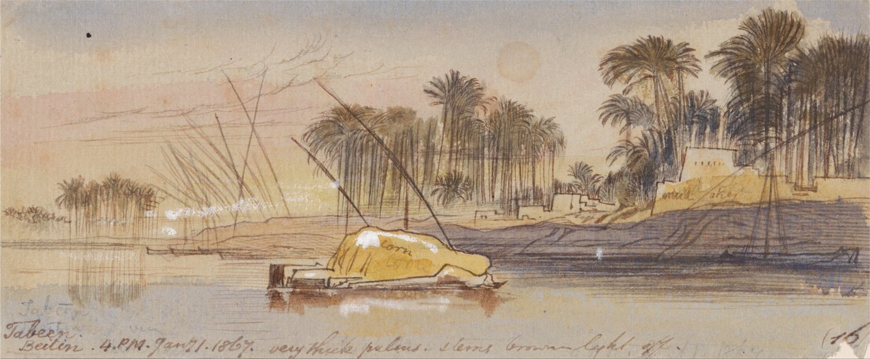 Tabeen Berlin, godzina 16:00, 1 stycznia 1867 r. (16) autorstwa Edward Lear