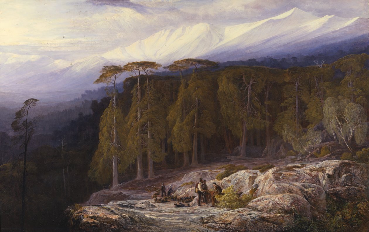 Las Valdoniello, Korsyka, 1869. autorstwa Edward Lear