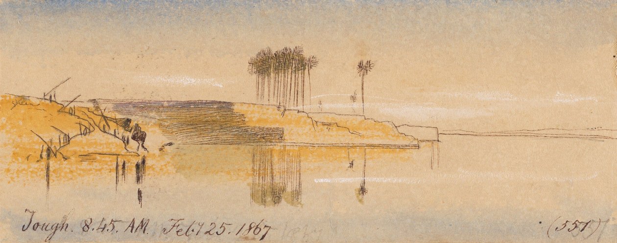 Trudno; godz. 8:45 rano, 25 lutego 1867 r. (551) autorstwa Edward Lear