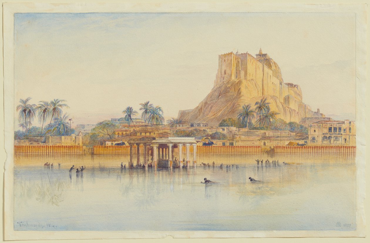 Trichinopoly, 1874 (Indie) autorstwa Edward Lear