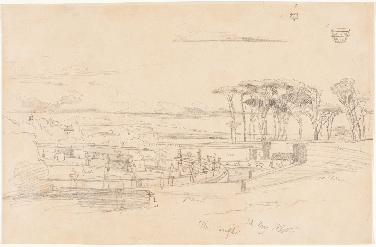 Willa Pamphili autorstwa Edward Lear