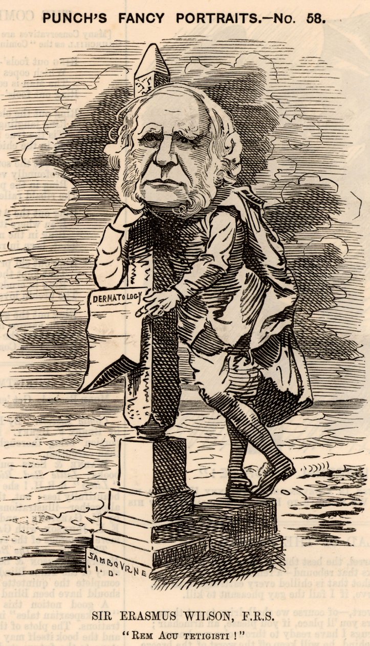 Erazm Wilson (1809-1884) autorstwa Edward Linley Sambourne