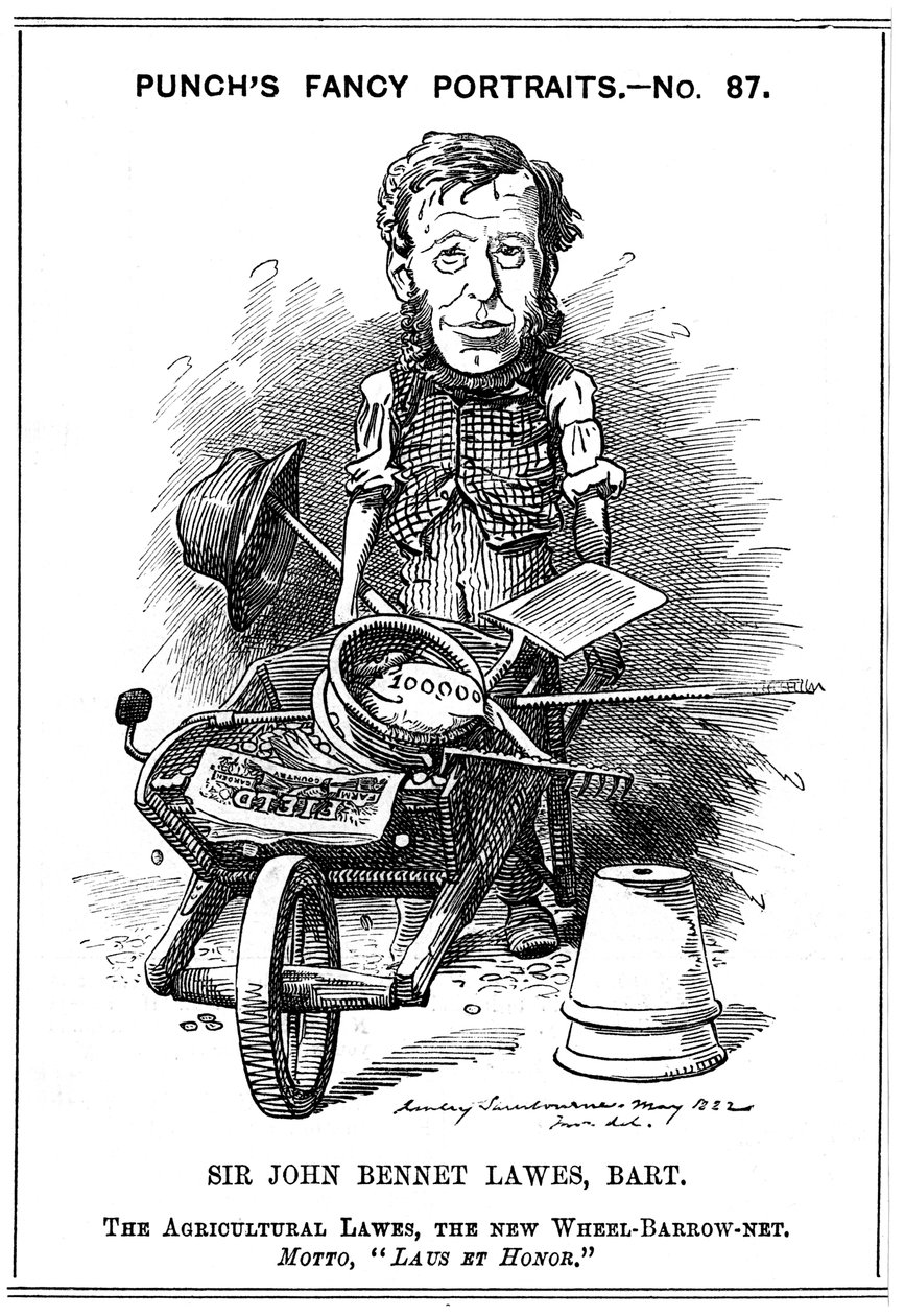 John Bennett Lawes, angielski rolnik, 1882. autorstwa Edward Linley Sambourne