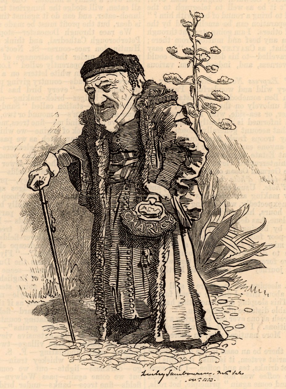 Mojżesz Montefiore (1784-1885) autorstwa Edward Linley Sambourne