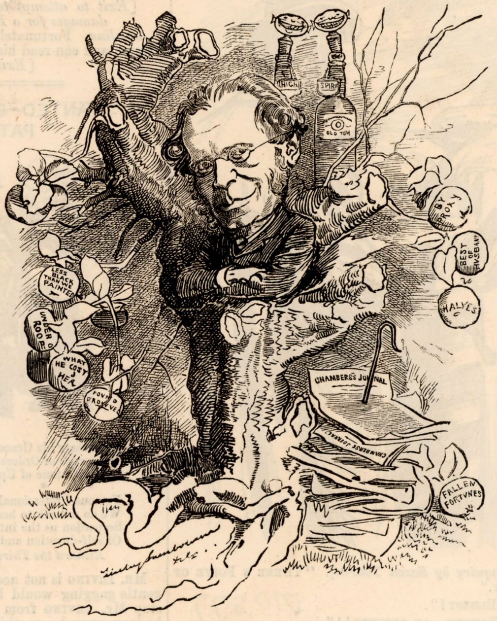 Portret Jamesa Payna autorstwa Edward Linley Sambourne