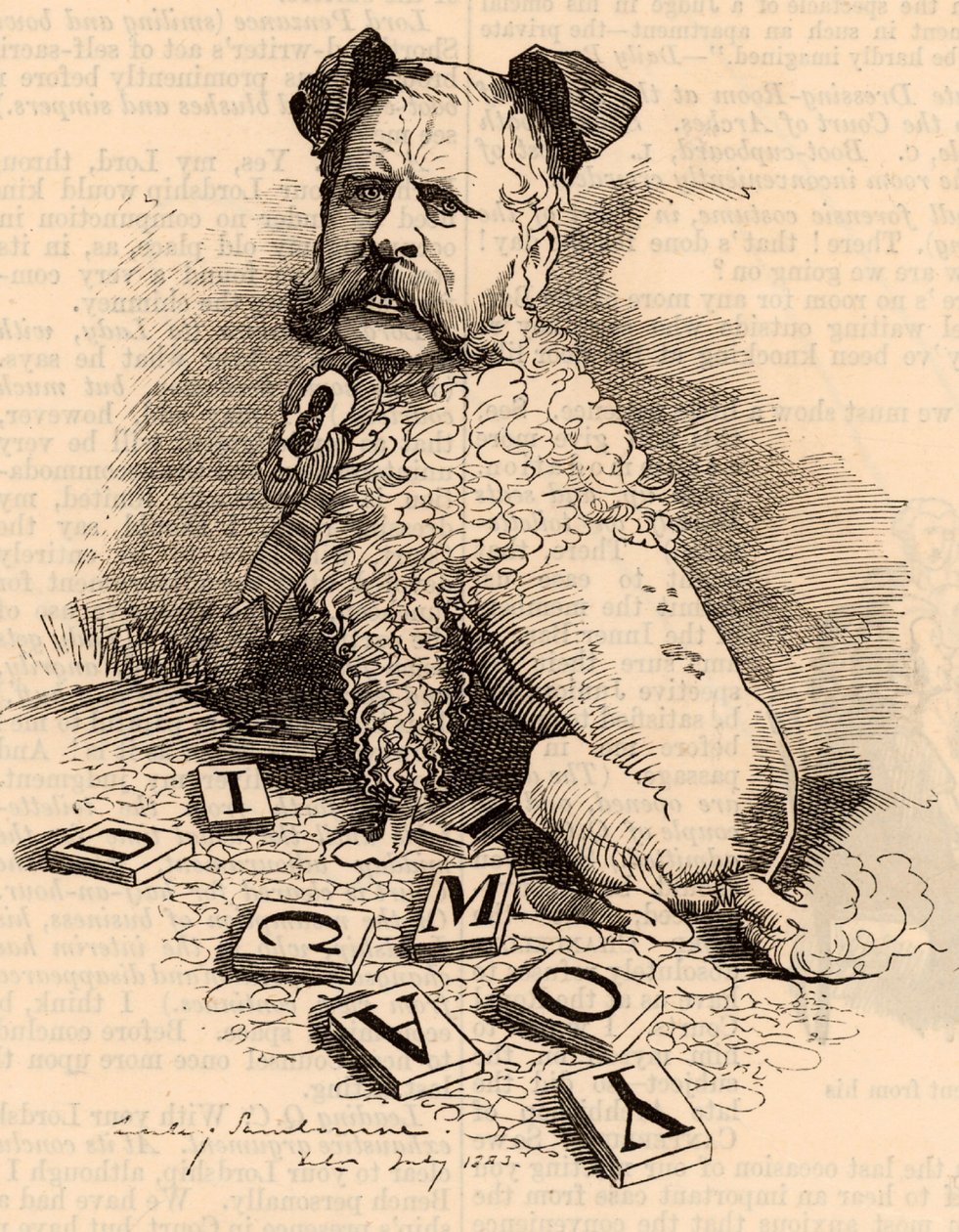 William Henry Waddington (1826-1894) autorstwa Edward Linley Sambourne