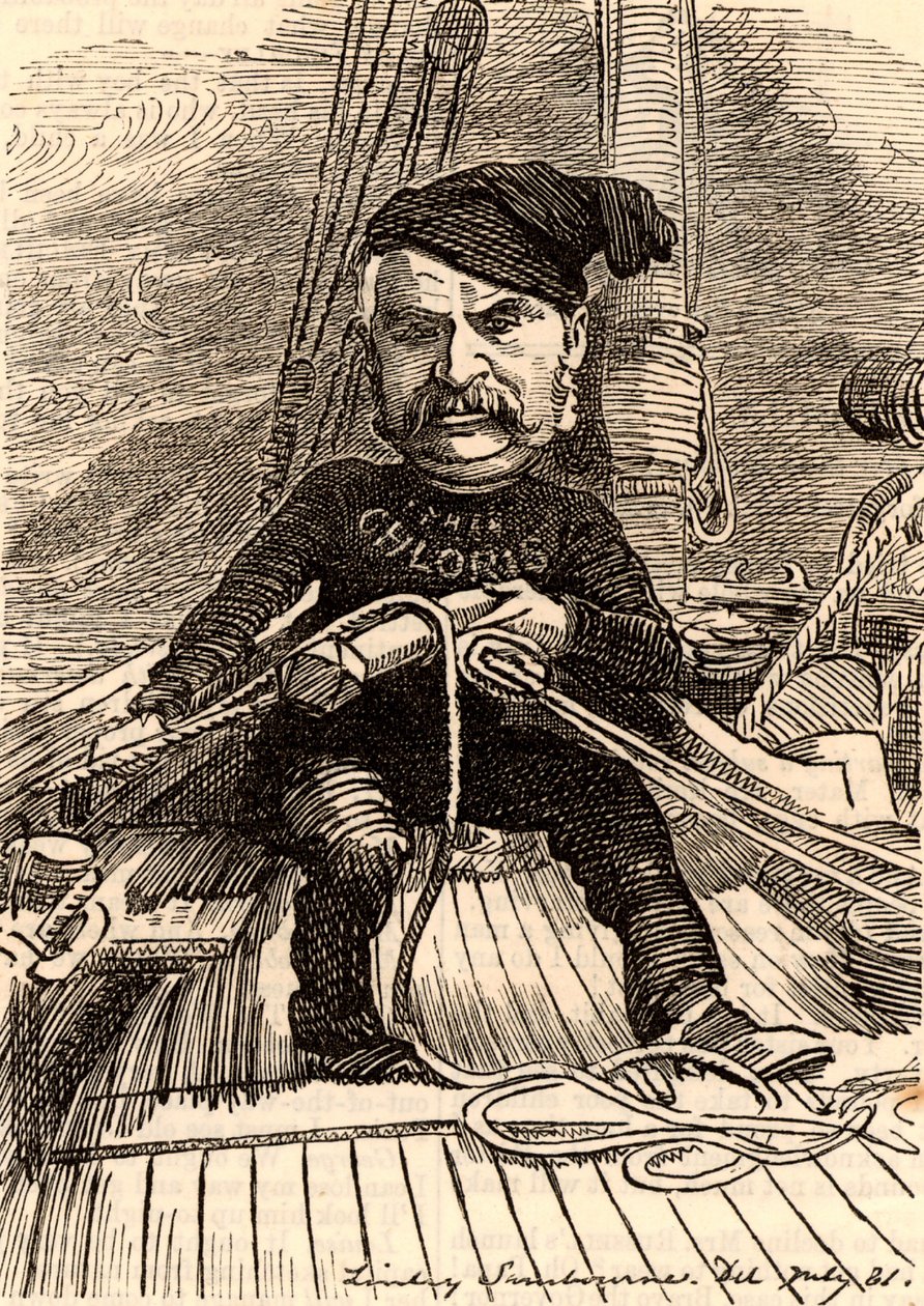 William Schwenck Gilbert (1836-1911) autorstwa Edward Linley Sambourne