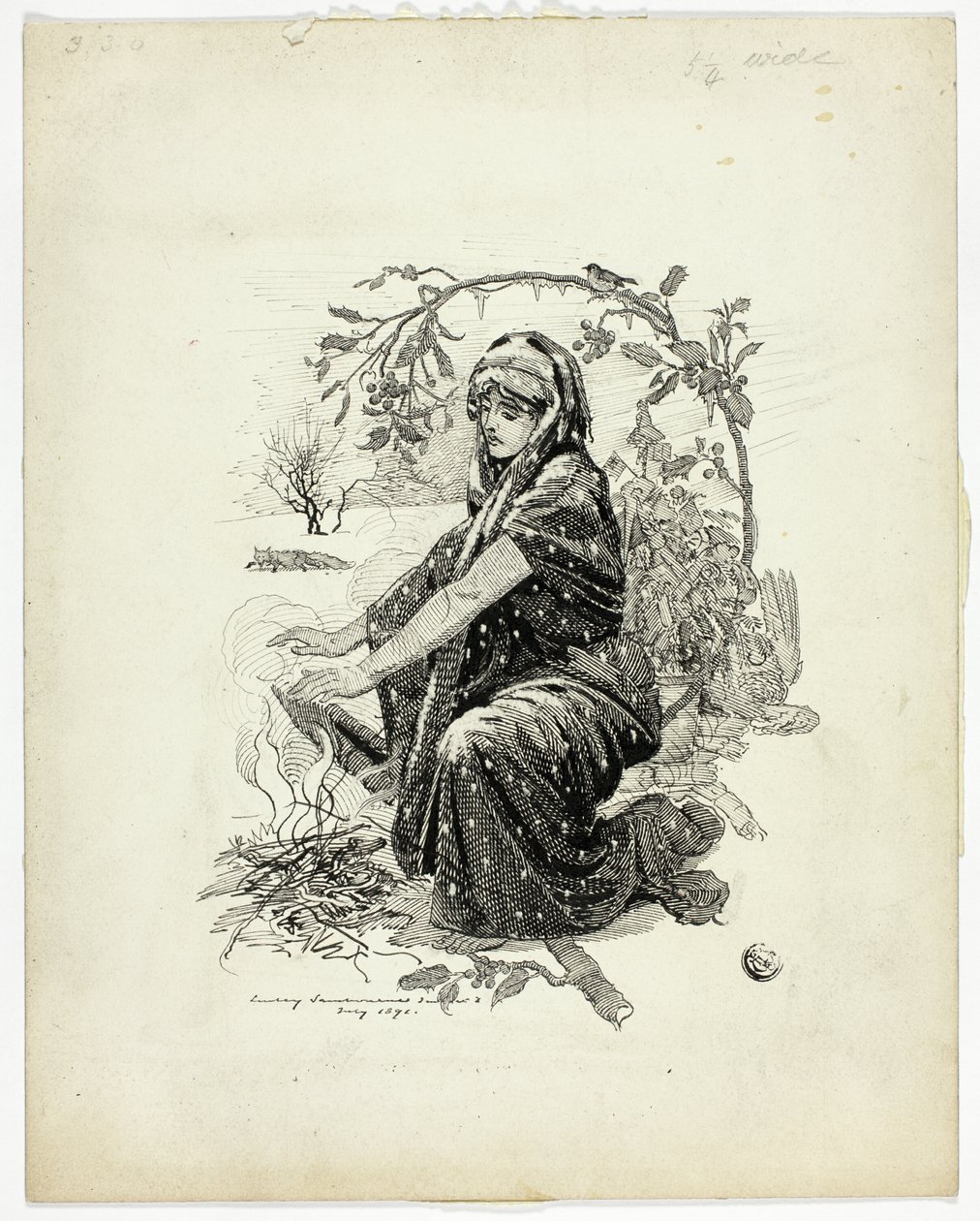 Zima autorstwa Edward Linley Sambourne