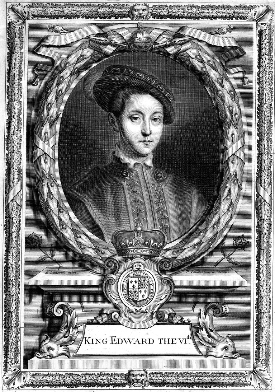 Edward VI, król Anglii. autorstwa Edward Lutterell