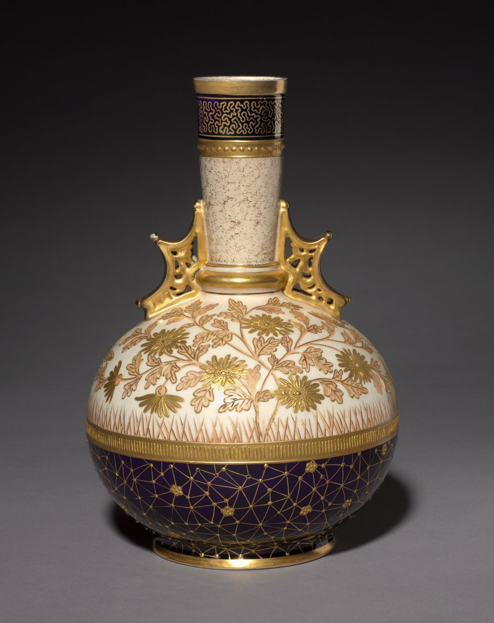 Wazon, wykonany przez Faience Manufacturing Company, USA, ok. 1884-1887 autorstwa Edward Lycett