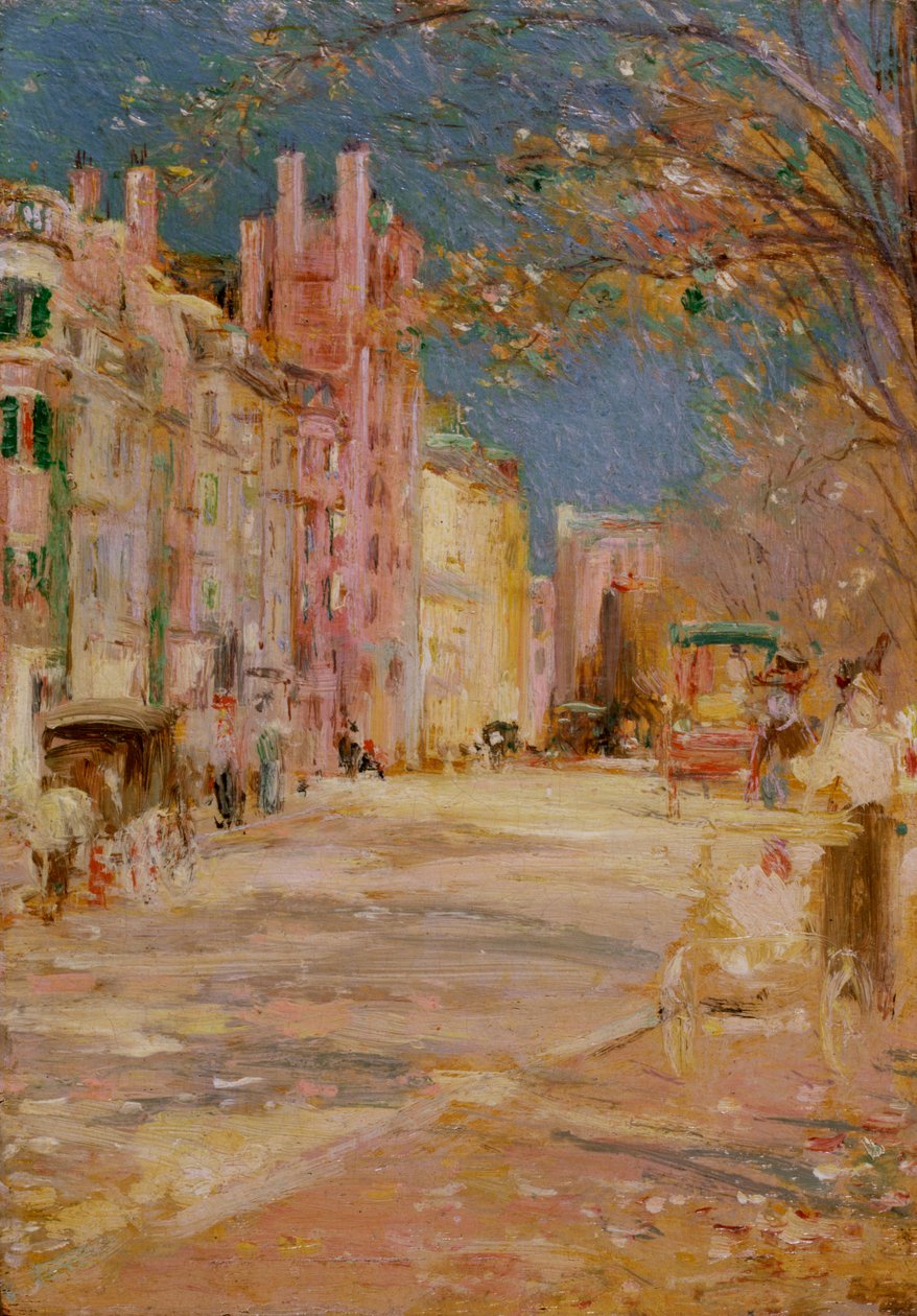 Scena uliczna w Bostonie (Boston Common) autorstwa Edward Mitchell Bannister