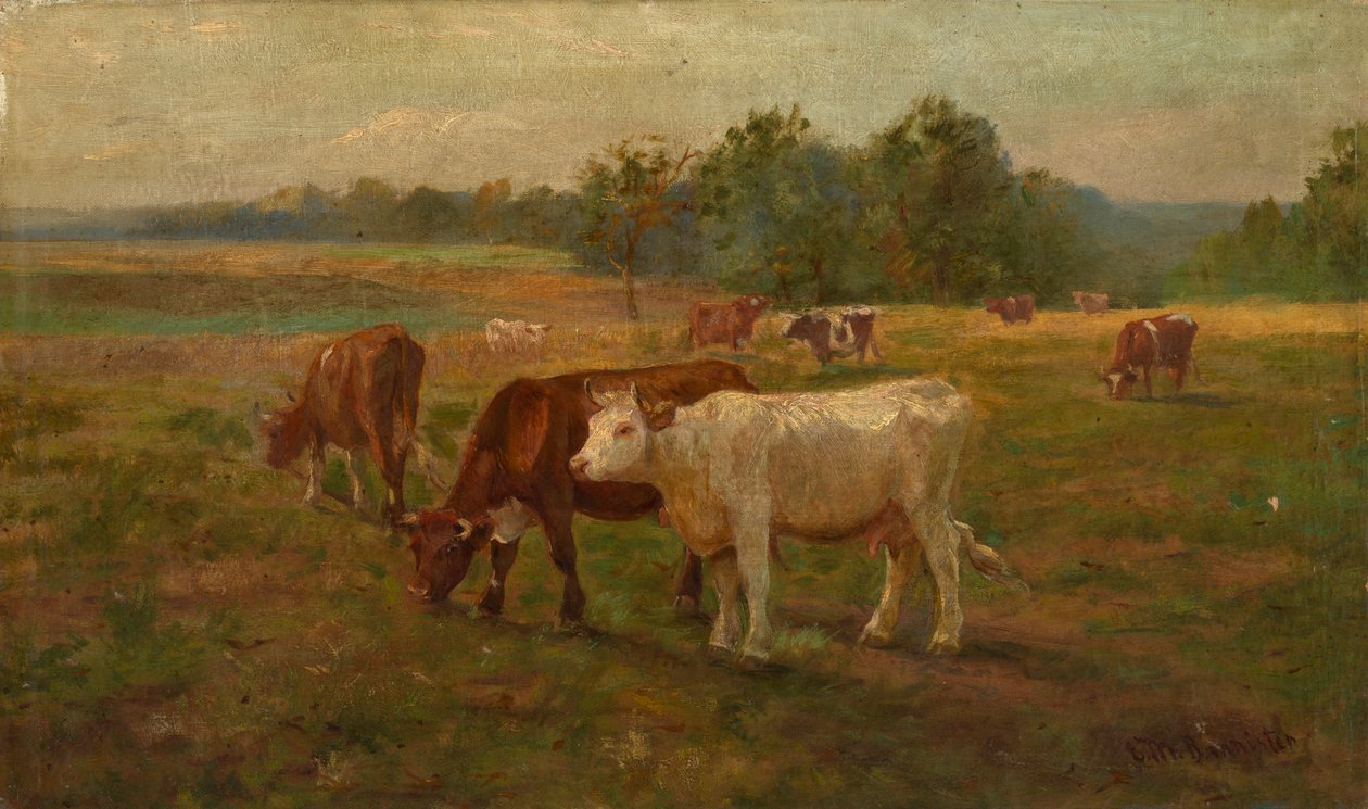 Krowy, b.d. autorstwa Edward Mitchell Bannister