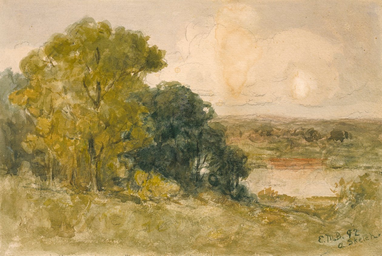 Na Seekonk autorstwa Edward Mitchell Bannister